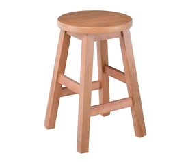 ΟΞΙΑ Σκαμπό Βοηθητικό Τετράγωνο, Λούστρο Φυσικό