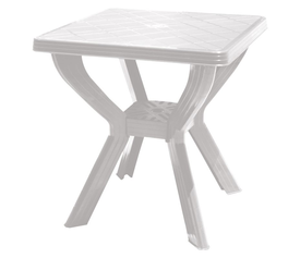 SKIATHOS Τραπέζι Κήπου - Βεράντας, PP Άσπρο