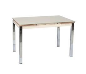 Τραπέζι Glamour 100 Κρεμ 100(150) x 65 x 75