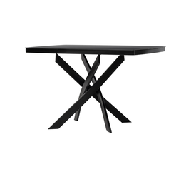 Τραπέζι Orion 120 Μαύρο 120 x 75 x 75