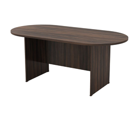 ΣΥΝΕΔΡΙΟΥ-A Τραπέζι Οβάλ Απόχρωση Σκούρο Καρυδί