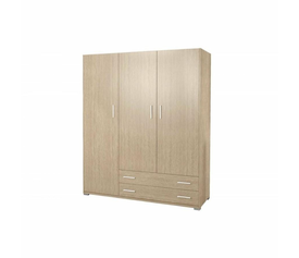 Παιδική ντουλάπα τρίφυλλη δρυς