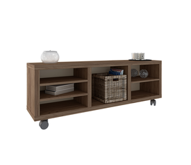 Έπιπλο Τηλεόρασης με 3 Ράφια και Ροδάκια Ελληνικής Κατασκευής 150x35xH55cm ALN