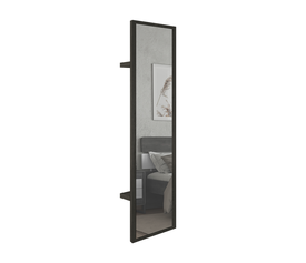 Full-length mirror with 2 hangers 45x22xH180cm
