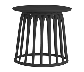 SABA Τραπεζάκι Βοηθητικό PP-UV Μαύρο