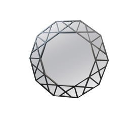 DIAMANTE ΚΑΘΡΕΠΤΗΣ ΤΟΙΧΟΥ ΜΑΥΡΟ 80x80