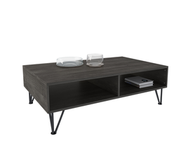 Ήρα Τραπεζάκι Σαλονιού με Μεταλλικά Πόδια Ελληνικής Κατασκευής 120x75xH40cm ALN 