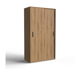 Δίφυλλη Ντουλάπα Συρόμενες Πόρτες 120x60xH220cm