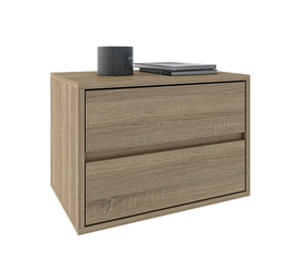 Κομοδίνο 2 Συρτάρια Ελληνικής Κατασκευής 50x40xH44cm ALN