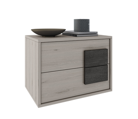 Κομοδίνο 2 Συρτάρια Ελληνικής Κατασκευής 60x40xH44cm ALN