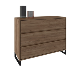 Τουαλέτα 3 Συρτάρια Ελληνικής Κατασκευής 90x45xH85cm ALN 903