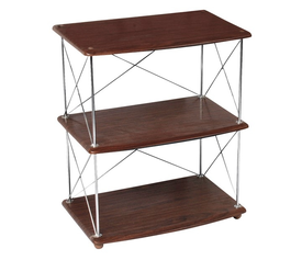 Ραφιέρα με 3 Ράφια και Σκελετό Χρωμίου 60x38xH72cm (Επιλογή Χρώματος)