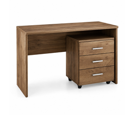 Desk 120x60xH78cm with mobile drawer unit 45x40xH48cm