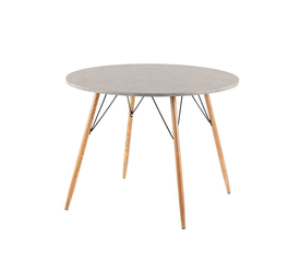 ROCK ΤΡΑΠΕΖΙ ΡΟΤΟΝΤΑ CEMENT ΦΥΣΙΚΟ 100x100x75