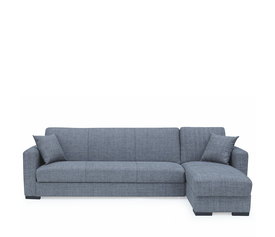 Καναπές Κρεβάτι Γωνιακός JOSE Ανοιχτό Γκρι 270x150x86cm