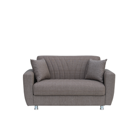 Καναπές Κρεβάτι Διθέσιος  JUAN Καφέ 150x84x86cm