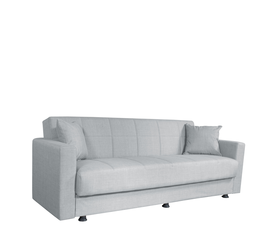 Καναπές Κρεβάτι AMETHYST Τριθέσιος Ανοιχτό Γκρι 214x78x78cm