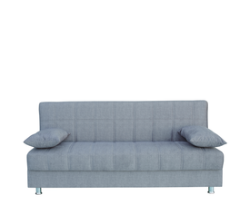 Καναπές Κρεβάτι Τριθέσιος LAURA II Γκρι 190x84x86cm