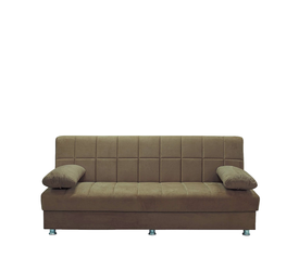 Καναπές Κρεβάτι Τριθέσιος LAURA ΙΙ Καφέ 190x84x86cm