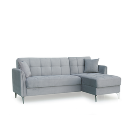 Καναπές Γωνιακός JOAQUIN Γκρι 230x84x89cm