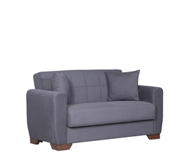 Καναπές Κρεβάτι Διθέσιος DIEGO 2S Γκρι 153x78x80cm