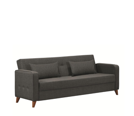 Καναπές Κρεβάτι Τριθέσιος GABRIEL 3S Γκρι 216x79x81cm