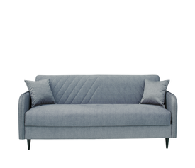 Καναπές Κρεβάτι Τριθέσιος LUKAS Ανοιχτό Γκρι 190x84x86cm