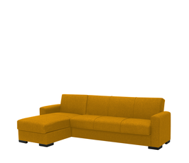 Καναπές Κρεβάτι Γωνιακός JOSE Μουσταρδί 270x150x86cm
