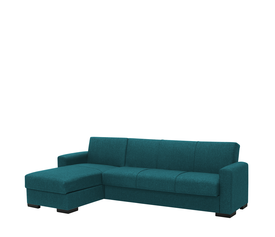 Καναπές Κρεβάτι Γωνιακός JOSE Πετρόλ 270x150x86cm