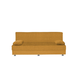Καναπές Κρεβάτι Τριθέσιος LAURA Μουσταρδί 190x84x86cm