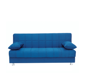 Καναπές Κρεβάτι Τριθέσιος LAURA Μπλε 190x84x86cm