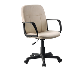 Καρέκλα Γραφείου ABA Μπεζ PVC 53x49x85-97cm