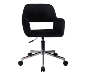 Καρέκλα Γραφείου KLOI Μαύρο Βελούδο 37x42x78-90cm