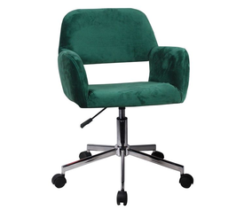 Καρέκλα Γραφείου KLOI Πράσινο Βελούδο 37x42x78-90cm