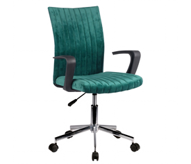 Καρέκλα Γραφείου ROXY Πράσινο Βελούδο 55x58x86-96cm