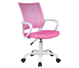 Καρέκλα Γραφείου RALOU Ροζ Mesh 53x59x88-98cm