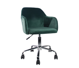 Πολυθρόνα Γραφείου COLONEL Πράσινο Βελούδο 56x57x75-85cm