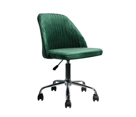 Πολυθρόνα Γραφείου IRINA Πράσινο Βελούδο 50x54x82-92cm