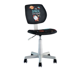 Καρέκλα Γραφείου Παιδική ADOURA Μαύρο Ύφασμα 40x49x80-91.5cm