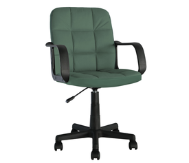 Καρέκλα Γραφείου ASPIS Πράσινο Ύφασμα/PVC 55.5x56.5x85-96.5cm