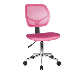 Καρέκλα Γραφείου PRESLEY Ροζ Mesh 50x50x96cm