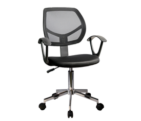 Καρέκλα Γραφείου EVERLY Μαύρο Mesh 56x53.5x100cm