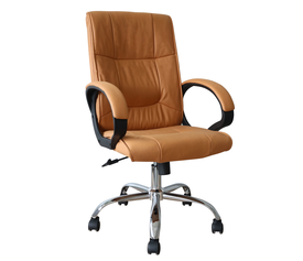 Καρέκλα Γραφείου Διευθυντή TURNER Camel PVC 50x69x118.5cm