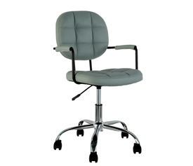 Καρέκλα Γραφείου MEMFIS Πράσινο PVC/Ύφασμα 49x54.5x81.5-91.5cm