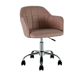 Πολυθρόνα Γραφείου ARETI Σάπιο Μήλο Ύφασμα 55x57x77-87cm