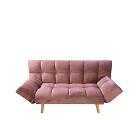 Καναπές Κρεβάτι Τριθέσιος ELVINA Σάπιο Μήλο Ύφασμα 182x82x88cm