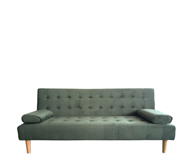 Καναπές Κρεβάτι Τριθέσιος ELFREDA Πράσινο Ύφασμα 188x83x83cm