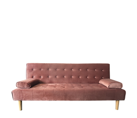 Καναπές Κρεβάτι Τριθέσιος ELFREDA Σάπιο Μήλο Ύφασμα 188x83x83cm