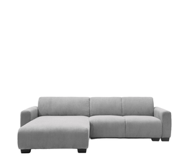 Καναπές Γωνιακός Αναστρέψιμος TRIANA Γκρι Ύφασμα 287x161x71cm
