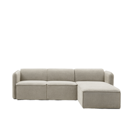 Καναπές Γωνιακός Αναστρέψιμος MAFFEI Μπεζ Ύφασμα 268x163x76cm